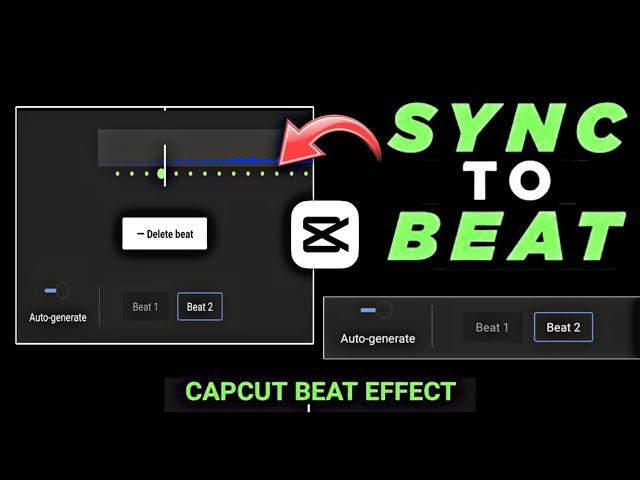 Capcut Auto Beat Sync Tutorial || Beat Sync Video Editing Capcut (iPhone & Android)