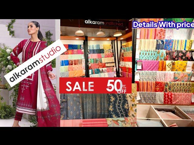 Alkaram studio Mid Summer Sale up to 50% off | Alkaram sale 2022