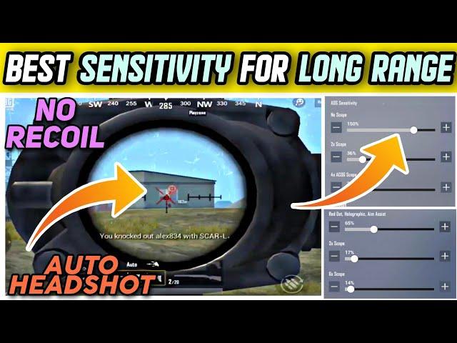 BEST SENSITIVITY SETTING FOR LONG RANGE IN PUBG MOBILE LITE | SAMSUNG, REDMI, REALME, OPPO, VIVO, MI