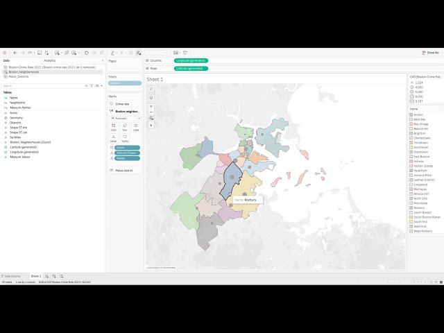 Mapping Geographic Data in Tableau