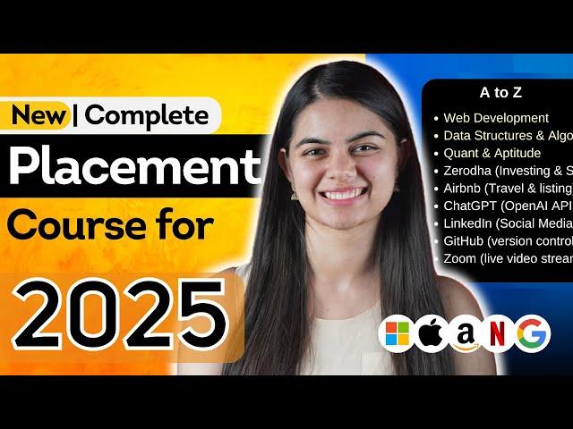 Complete Placement Preparation : Full Stack Web Development + Java DSA + Aptitude | New Sigma 6.0 