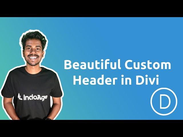 Divi Beautiful Header Design - Divi 4.0 Theme Builder Tutorial