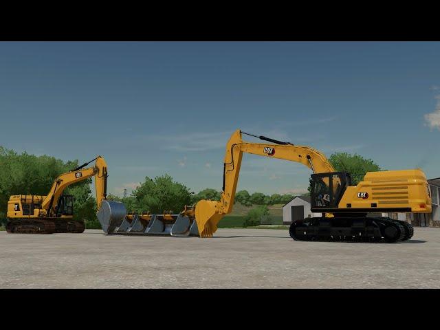 Farming Simulator 22 Cat 349-352 Next Gen Mod Release!