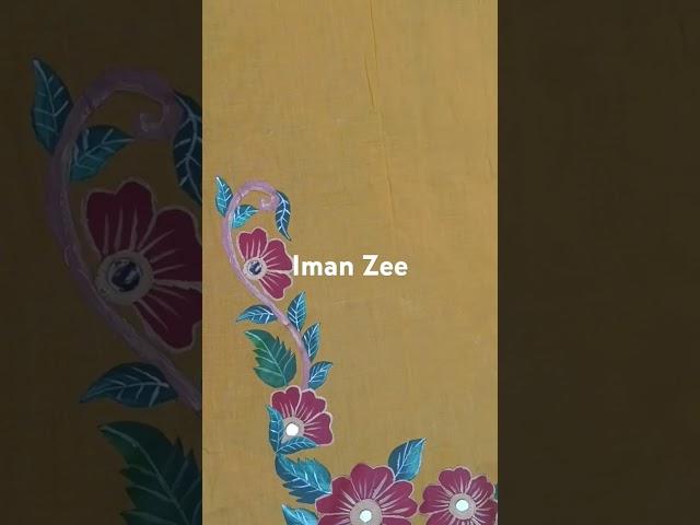 Iman Zee... #imanzee #fabricdesigning #fabricpainting #1millionviews #1millionsubscribers #youtube