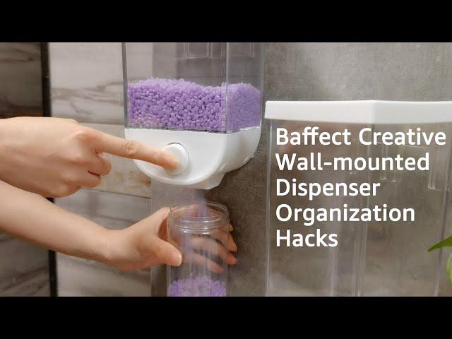 Baffect Creative Multi-functional Wall-mounted Dispenser Organization Hacks