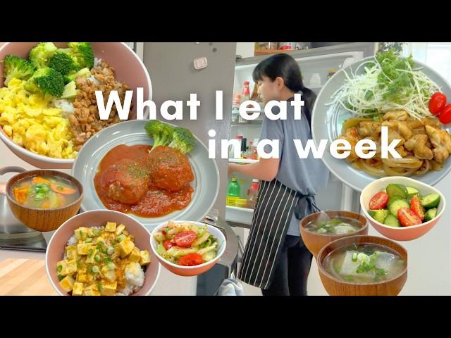 What I eat in a week | Simple & healthy Japanese cooking | Living in Canada 