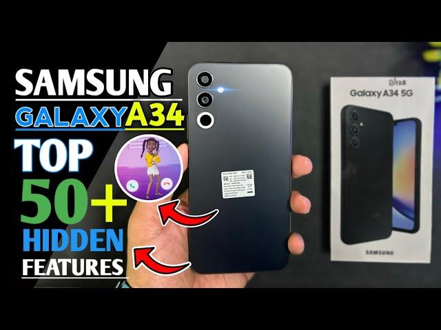 Samsung A34 5G Top 50++ Hidden Features | Samsung A34 5G Tips & Tricks | Samsung Galaxy A34 5G