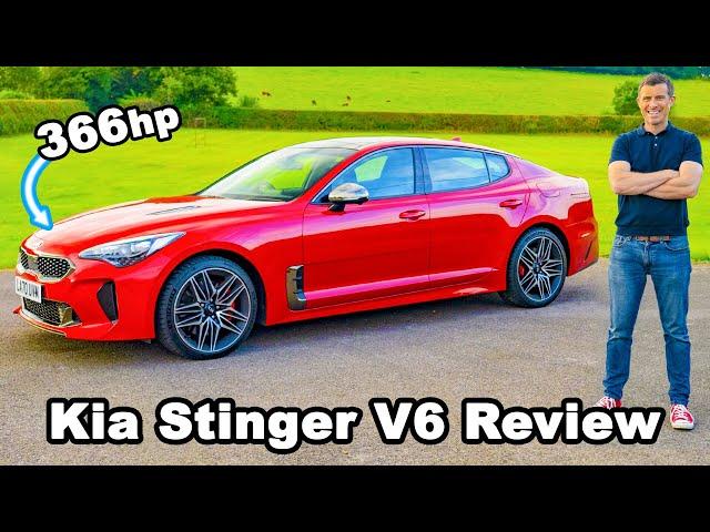 Kia Stinger V6 review - better than a BMW M340i?