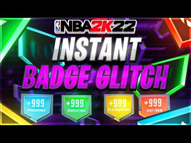 *NEW* NBA 2K22 INSTANT BADGE GLITCH CURRENT GEN! BADGE GLITCH 2K22! NBA 2K22 GLITCH!