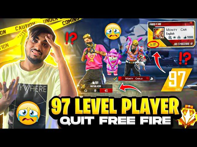 97 Level Player Quit Free Fire 