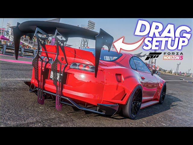 WIDEBODY SUPRA DRAG SPOILER TERBESAR DI DUNIA! - Forza Horizon 5