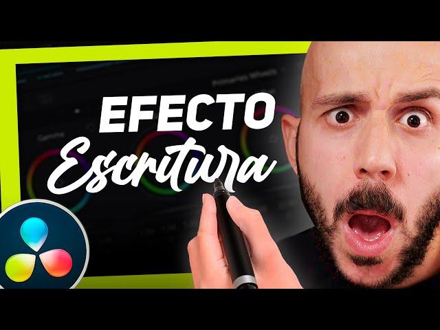 Cómo crear TEXTOS ANIMADOS con EFECTO de ESCRITURA A MANO en Davinci Resolve 17
