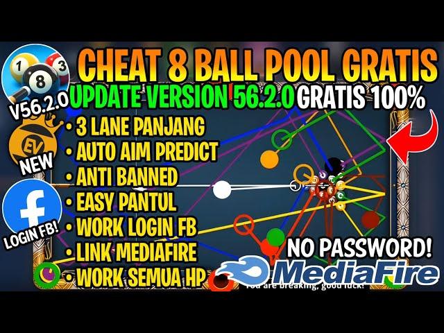 GRATIS‼️CHEAT 8 BALL POOL TERBARU 2025 NEW UPDATE AIM TOOL GARIS PANJANG OTOMATIS 3 LINE ANTI BANED