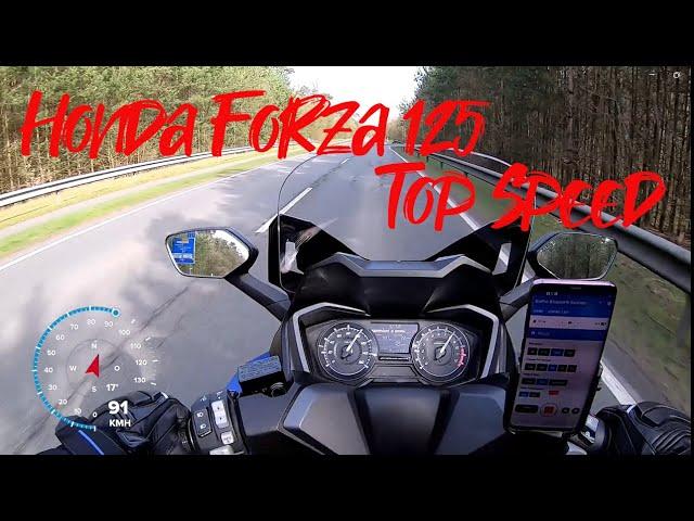 Honda Forza 125 Top Speed Ausfahrt