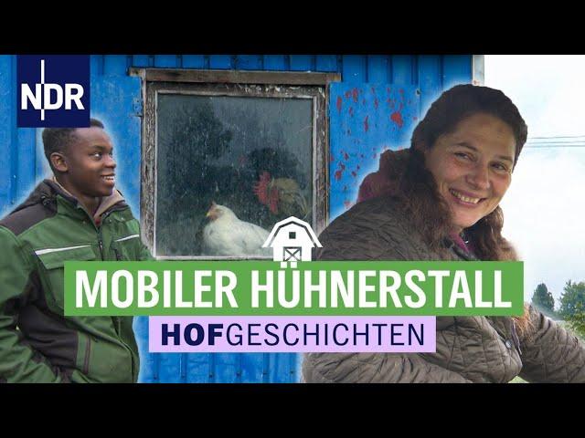 Ein mobiler Hühnerstall muss umziehen | Die Nordreportage: Hofgeschichten (201) | NDR