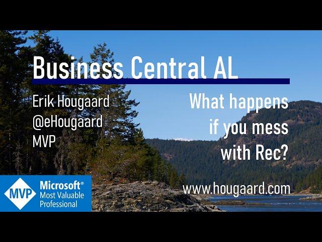 What happens if you mess with Rec in AL and Business Central