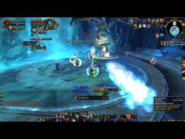 World of Warcraft - 10m Lord Marrowgar - ICC Raid Boss #1 - Ominous Latin Phrase - Sargeras