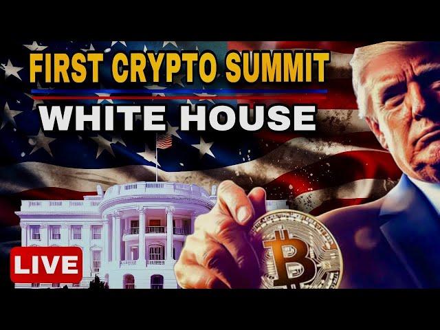 LIVE : WHITE HOUSE CRYPTO SUMMIT || DONALD TRUMP ||