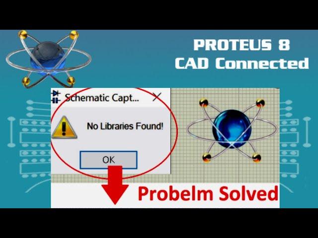 How to fix proteus issue " No Library found"