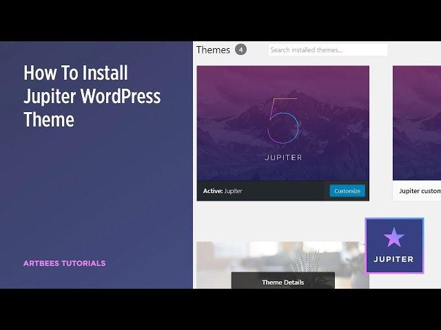 Installing the Jupiter Theme