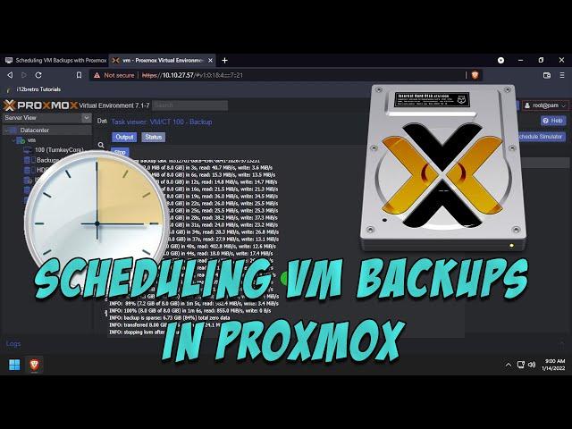 Scheduling VM Backups with Proxmox