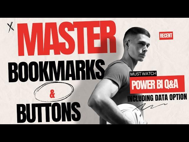  Master Power BI Bookmarks & Buttons (including Data option) 