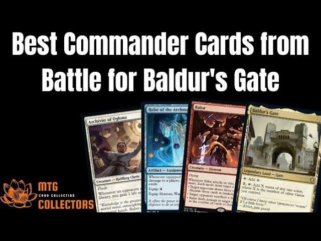 Best Commander Cards from Battle for Baldur's Gate