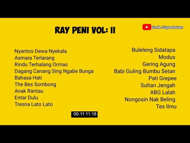 Tembang Bali Ray Peni Vol: II