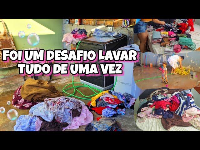 PRIMEIRA VEZ USANDO A LAVANDERIA NOVAFIQUEI 10 DIAS SEM LAVAR - NUNCA VI TANTA ROUPA SUJA ASSIM