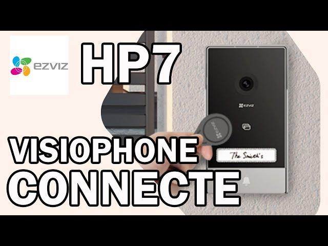 La sonnette visiophone EZVIZ HP7, le pack complet pour voir qui se présente à votre porte.