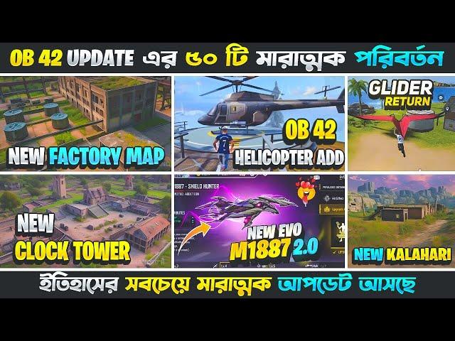 OB 42 UPDATE All CHANGES FREE FIRE ll OB42 UPDATE FREE FIRE ll FREE FIRE NEW EVENT ll OB42 UPDATE FF