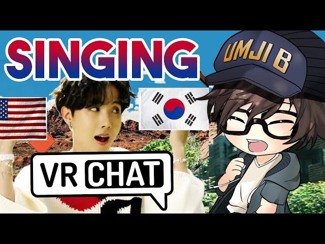 Asian Singing in VRChat - Pretending not to speak english xD