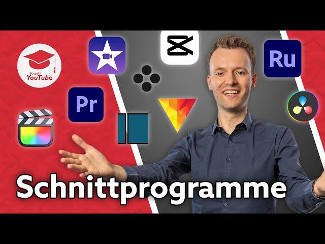 Das beste Videoschnittprogramm 2024 für YouTube! (Windows & Mac | Kostenlos & Profi)