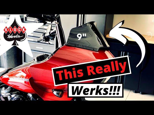 Klock Werks 9" Sport Flare Windshield Install and Review