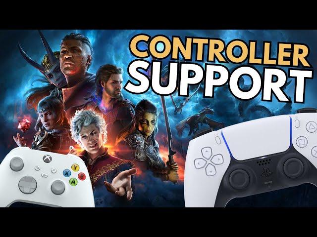 Baldur's Gate 3 Controller Support | How to Play Baldurs Gate 3 with a Controller Xbox & Playstation