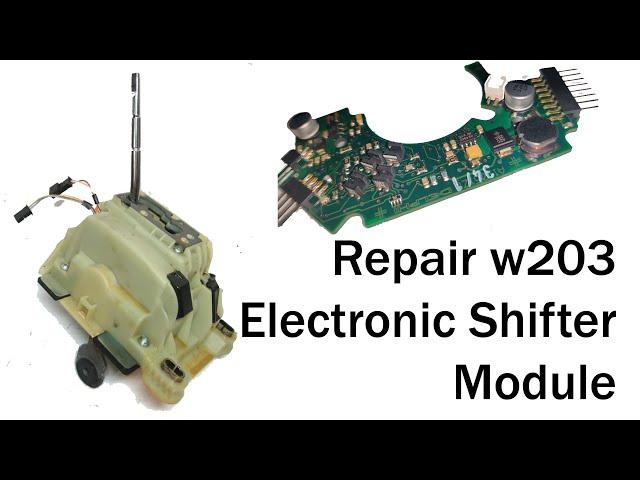 Quick Cheap Way to Repair Electronic Shift Module Mercedes Benz MB W203 by simple Trick Indonesia