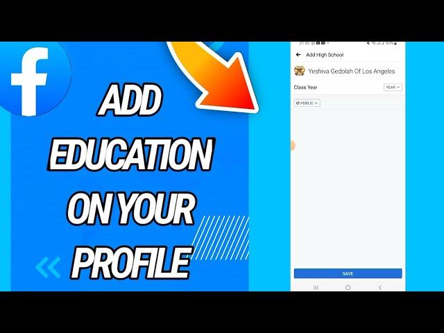 How To Add Education On Your Profile On Facebook App