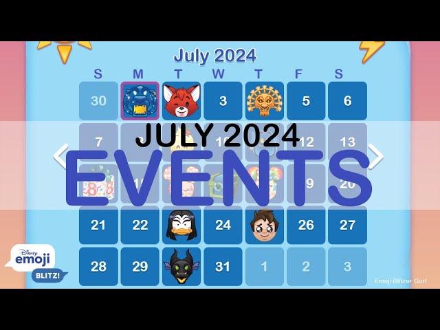 Disney Emoji Blitz Events (July 2024)