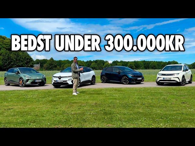 BEDSTE elbiler fra 200.000 kr. til 300.000 kr. – fra Renault, BYD, MG og Cupra