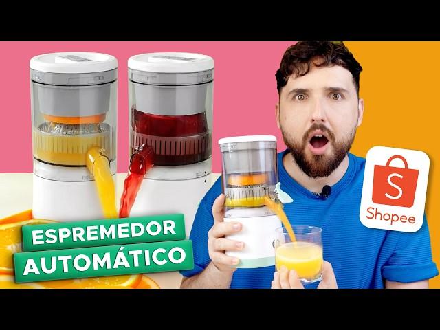  COMPRAS DA SHOPEE PARA COZINHA | Testei Espremedor de Frutas Automático | Achadinho ou Sumidinho?