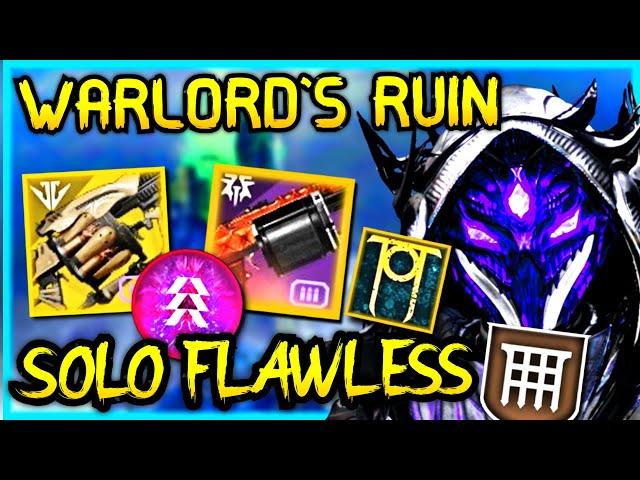 VERY SAFE Solo Flawless Warlord's Ruin | Prismatic Hunter | Episode Revenant | Destiny 2