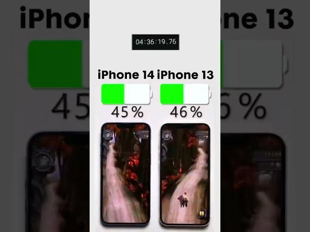 iPhone 14 vs. iPhone 13 Battery TestSubscribe for more 