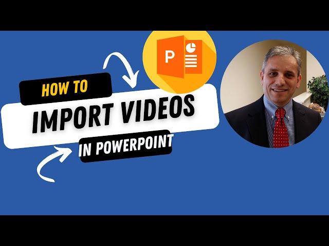 How to insert and use video .mp4 files in PowerPoint