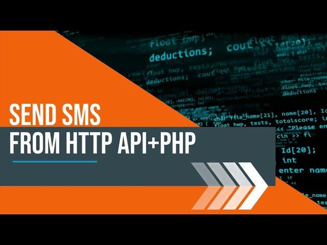 Send SMS from HTTP API using PHP