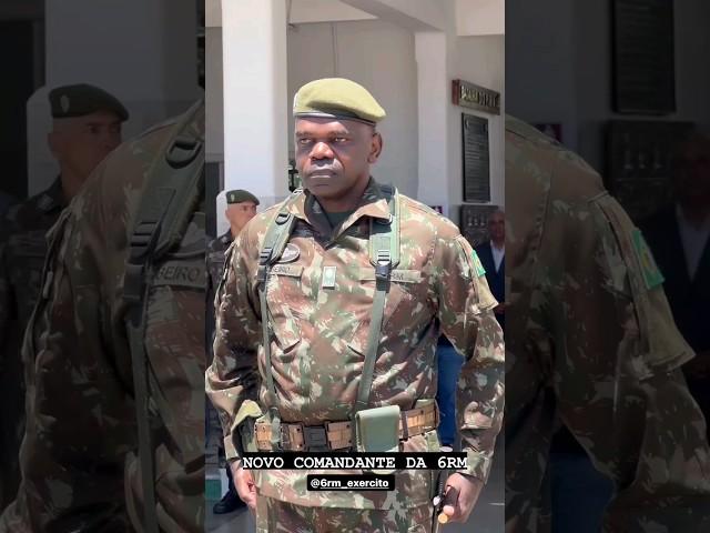 O GENERAL de DIVISÃO Novo comandante da 6°RM #shorts #exercito #army #batalhão #militar #military