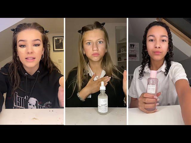 GRWM  ( Get Ready With Me ) Makeup Tutorial Tiktok Compilation ️(Skincare, Makeup, Outfits) 450