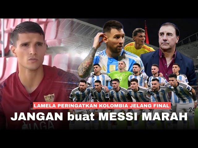 “Semua Bisa di Buat Mudah Oleh Messi ” Lamela Peringatkan Kolombia Untuk Tak Meremehkan Messi