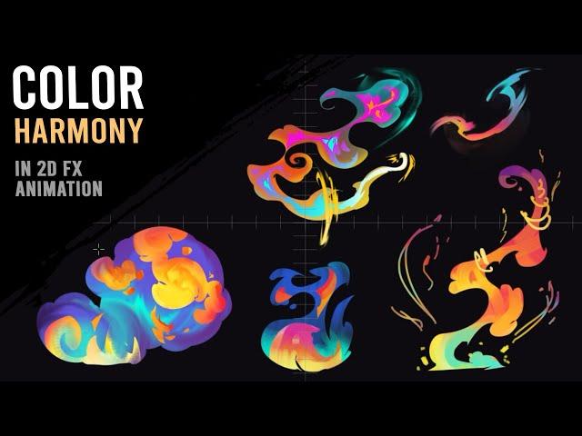 Color harmony in 2D FX animation