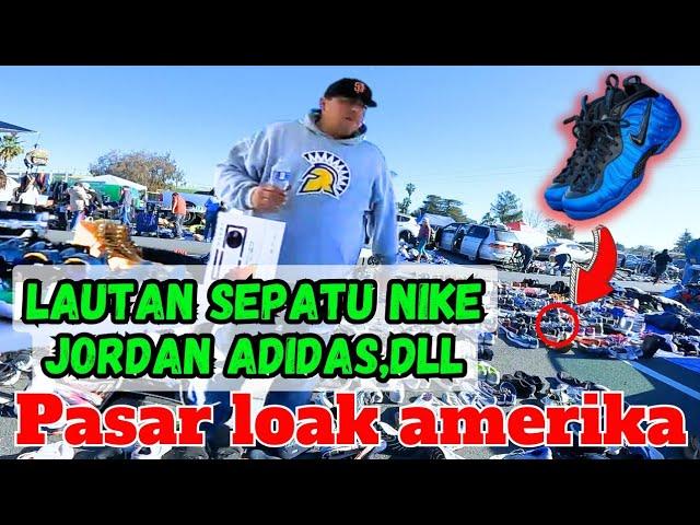 Ketemu Harta Karun di Lautan Sepatu Bekas Pasar Loak Amerika