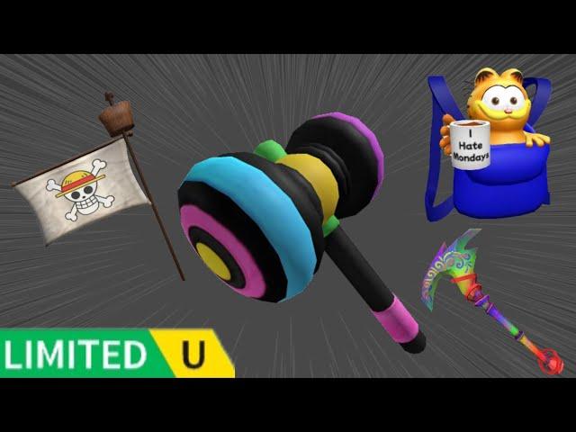 Mini tutorial #2 - 4 nuevos UGC Limited Gratis en Roblox y algunos que ya se pueden conseguir 